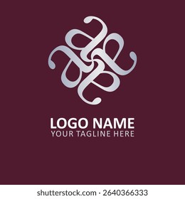 example logo for business, company logo. Brand identity
