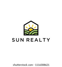 An example of the logo for the home with the rays of the sun shine on it always