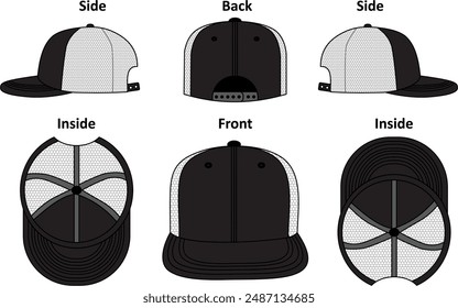 Example of making a trucker hat