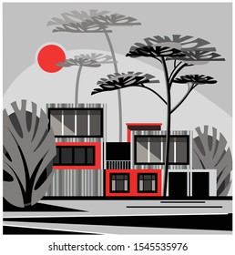 example of modern architecture house