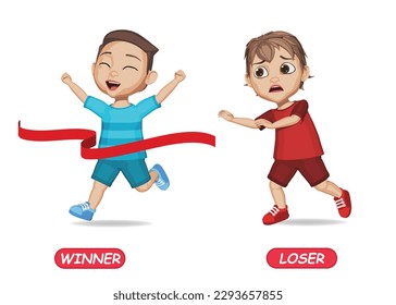 example of opposite adjectives word for kids