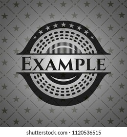 Example realistic black emblem