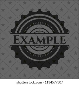 Example retro style black emblem