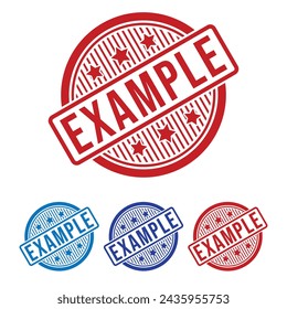 Example Rubber stamp Design arts illustration