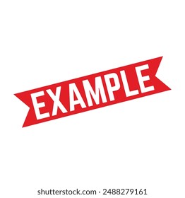 example Rubber stamp design. VECTOR ILLUSTRATION. 