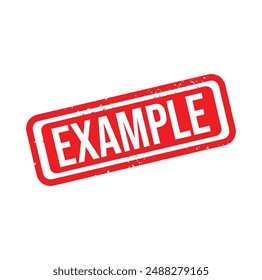 example Rubber stamp design. VECTOR ILLUSTRATION. 