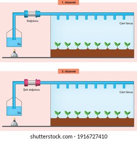 Example showing the formation of matter and process precipitation science lesson