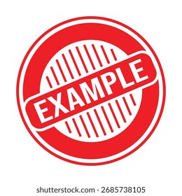 Exemplo de ilustração de vetor de selo