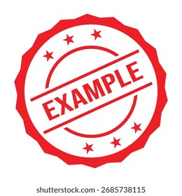 Example Stamp Seal Vector Illustration