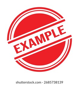 Example Stamp Seal Vector Illustration