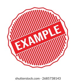 Exemplo de ilustração de vetor de selo