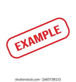 Example Stamp Seal Vector Illustration