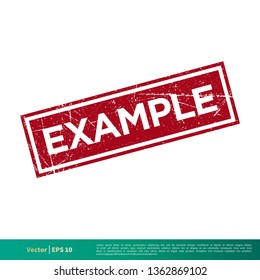 Example Stamp Vector Template Illustration Design. Vector EPS 10.