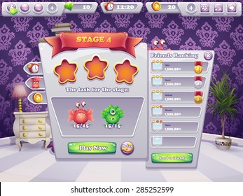 Example of tasks to perform at the level of a computer game monsters
