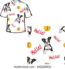 an example of using a pattern in clothes