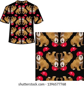 an example of using prints in clothes