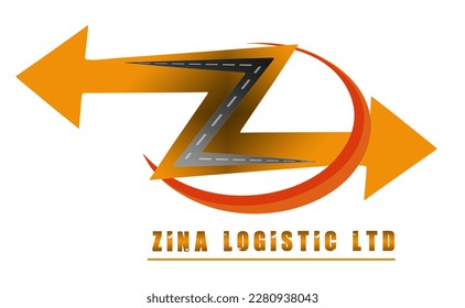EJEMPLO DE DISEÑO DE LOGOTIPO DE LA EMPRESA LOGÍSTICA ZINA