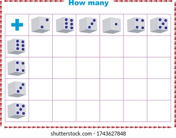 examples of addition and subtraction. learning page with math examples for children.