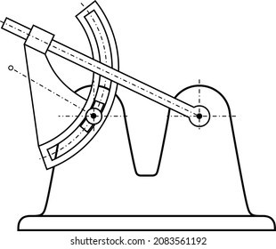 Examples of different mechanisms used in different machines, instruments and devices