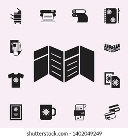 examples for printing icon. Print house icons universal set for web and mobile