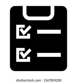 exams icon isolated sign symbol vector illustration - high quality black style vector icons

