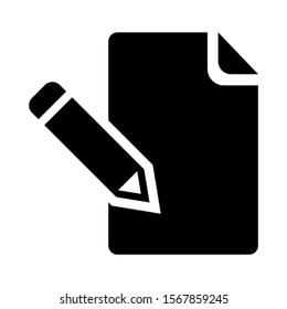 exams icon isolated sign symbol vector illustration - high quality black style vector icons

