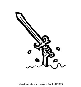 Excalibur cartoon