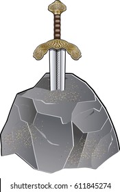 Excalibur, King Arthur Sword In The Stone