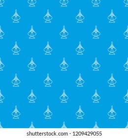 Excavator bucket pattern vector seamless blue repeat for any use