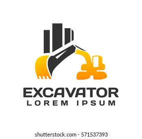 Excavator Logo Images Stock Photos Vectors Shutterstock