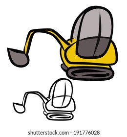 Excavator Doodle