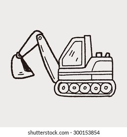 Excavator doodle