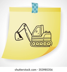 Excavator doodle
