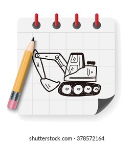 Excavator doodle