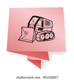 Excavator doodle