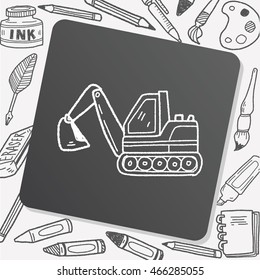 Excavator doodle