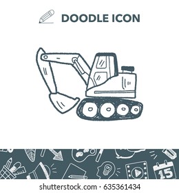 Excavator doodle