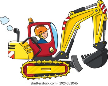 19,004 Excavator Cartoons Images, Stock Photos & Vectors | Shutterstock