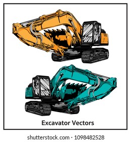 
Excavator eps 10