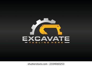 the excavator gear industry logo