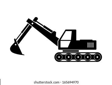 Excavator Icon Images Stock Photos Vectors Shutterstock