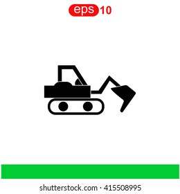 Excavator icon.