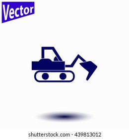Excavator icon.