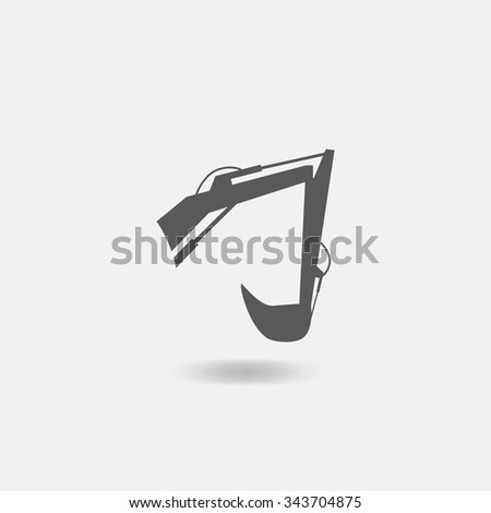 Excavator icon 