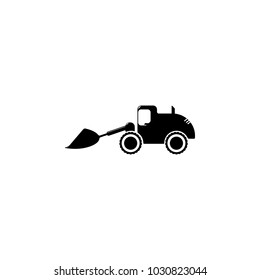 excavator icon. Element of popular transport icon. Premium quality graphic design. Signs, symbols collection icon for websites, web design, mobile app on white background