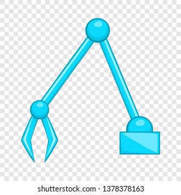 Excavator icon. Flat illustration of excavator vector icon for web