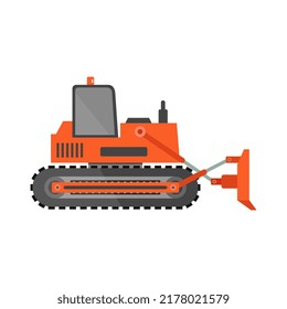 Excavator icon illustrated in vector