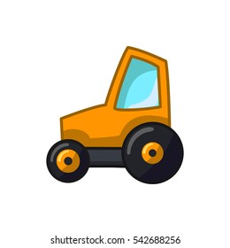 excavator icon illustration isolated vector sign symbol
