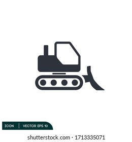 excavator icon illustration vector eps 10