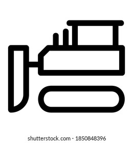 excavator icon or logo isolated sign symbol vector illustration - high quality black style vector icons
